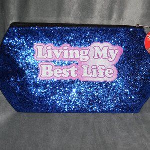 Living My Best Life Jumbo Cosmetic Bag